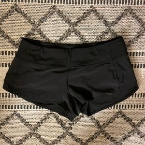 Lululemon Speed Up Shorts -BLACK Size 8